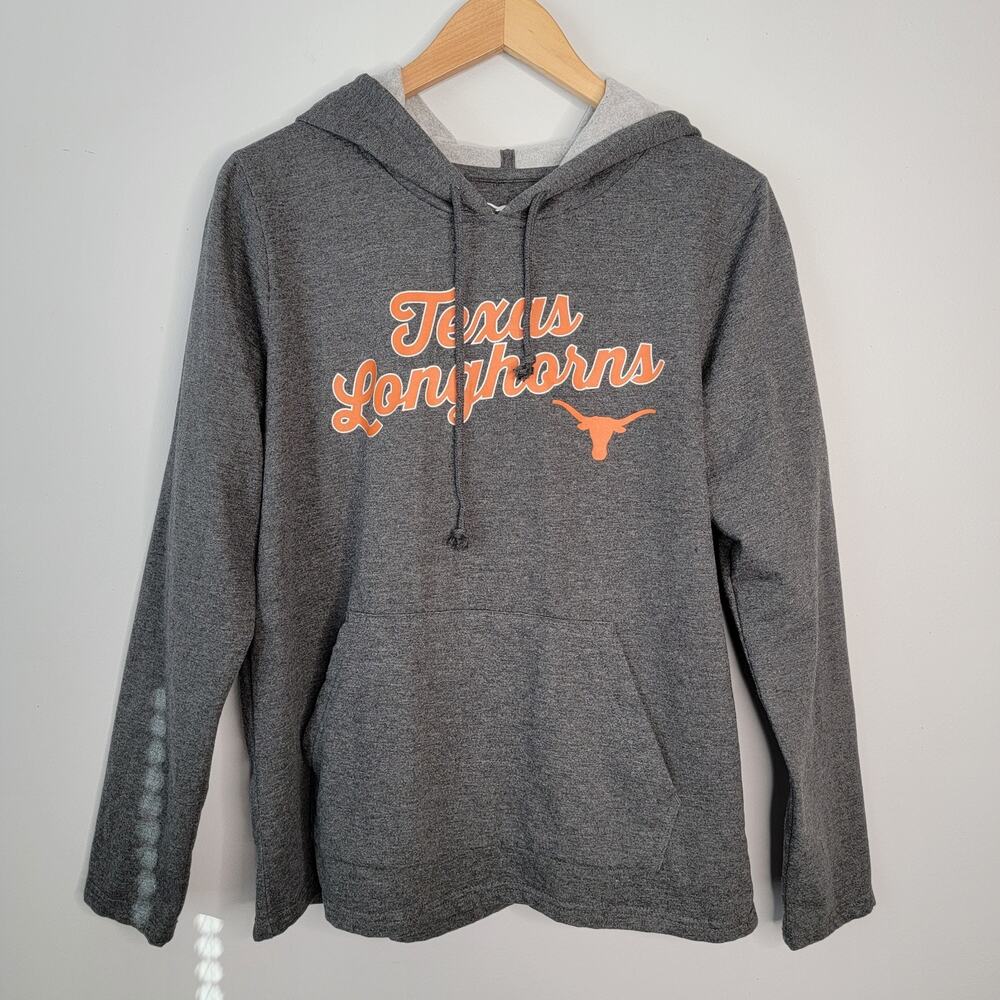We Are Texas Longhorns Gray Hoodie Women M Athleisure Activewear Loungewear Cozy